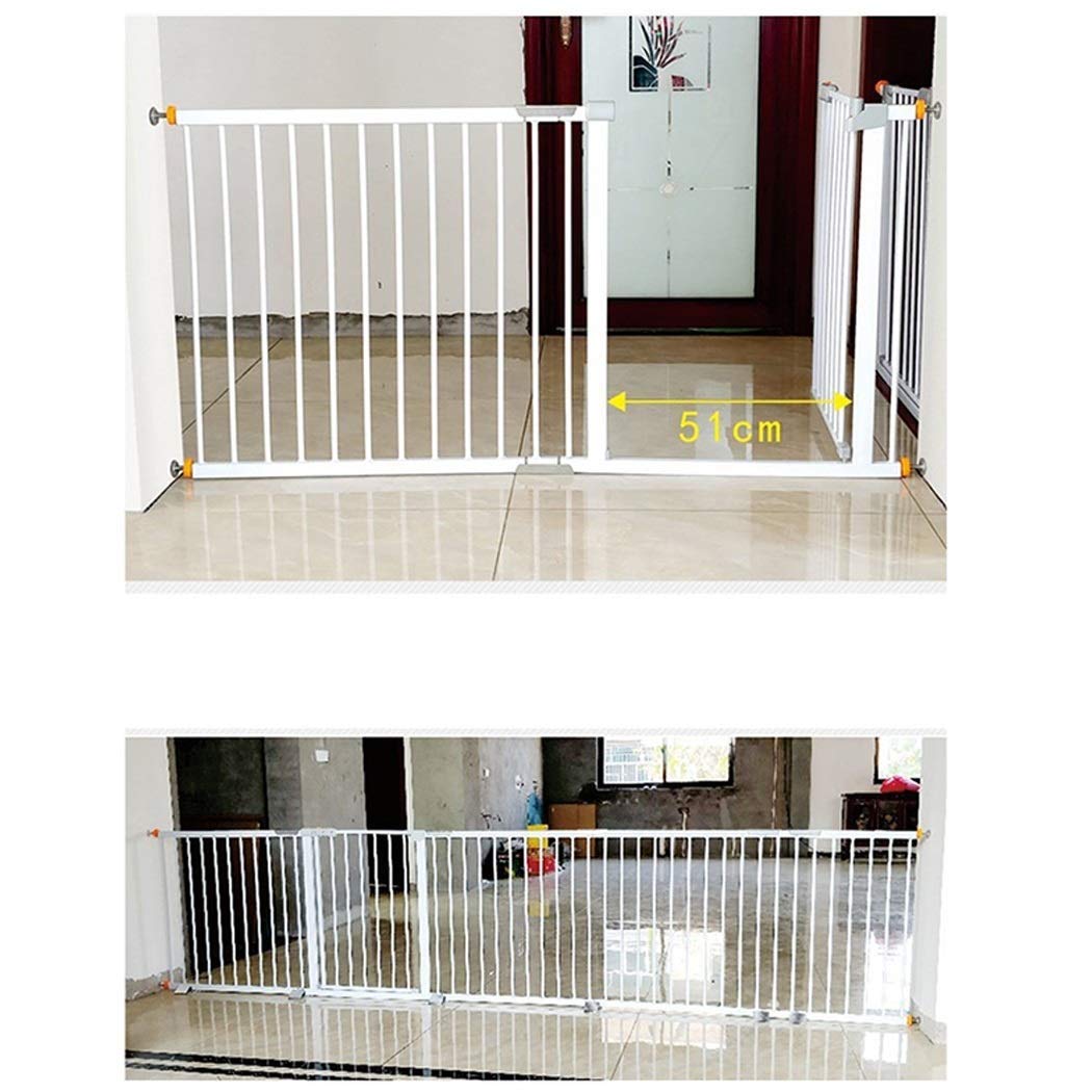 Pet Kojce Dla Niemowląt Brama Bezpieczeństwa Barierki Schodowe Kominek Pet Fence Child Jaźni Zamknięcie Poręczy Staircase-Tralki/90-97Cm