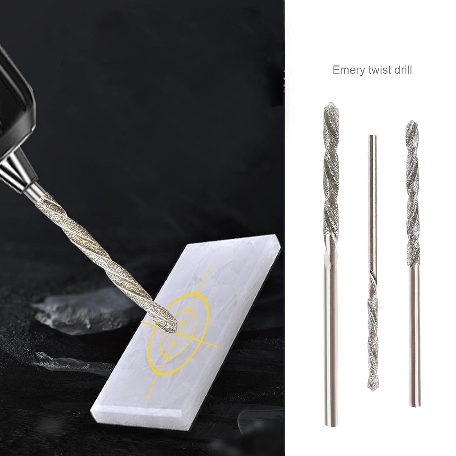 ANBOO 8-Piece Diamond Drill Bit Set (0.8-3.0 mm) - Image 3
