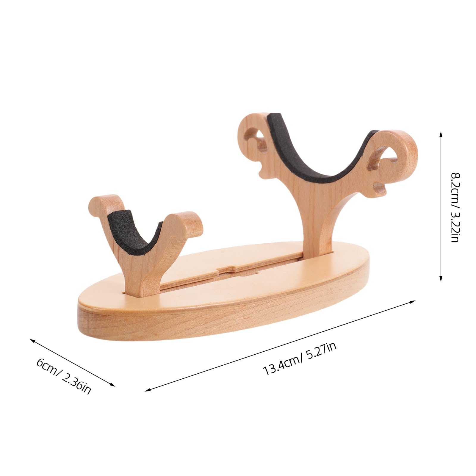 Support pour ocarina : Présentoir en bois pour ocarinas à 12 trous - Socle pour harmonica - Accessoires pour flûte (rangement et présentation)