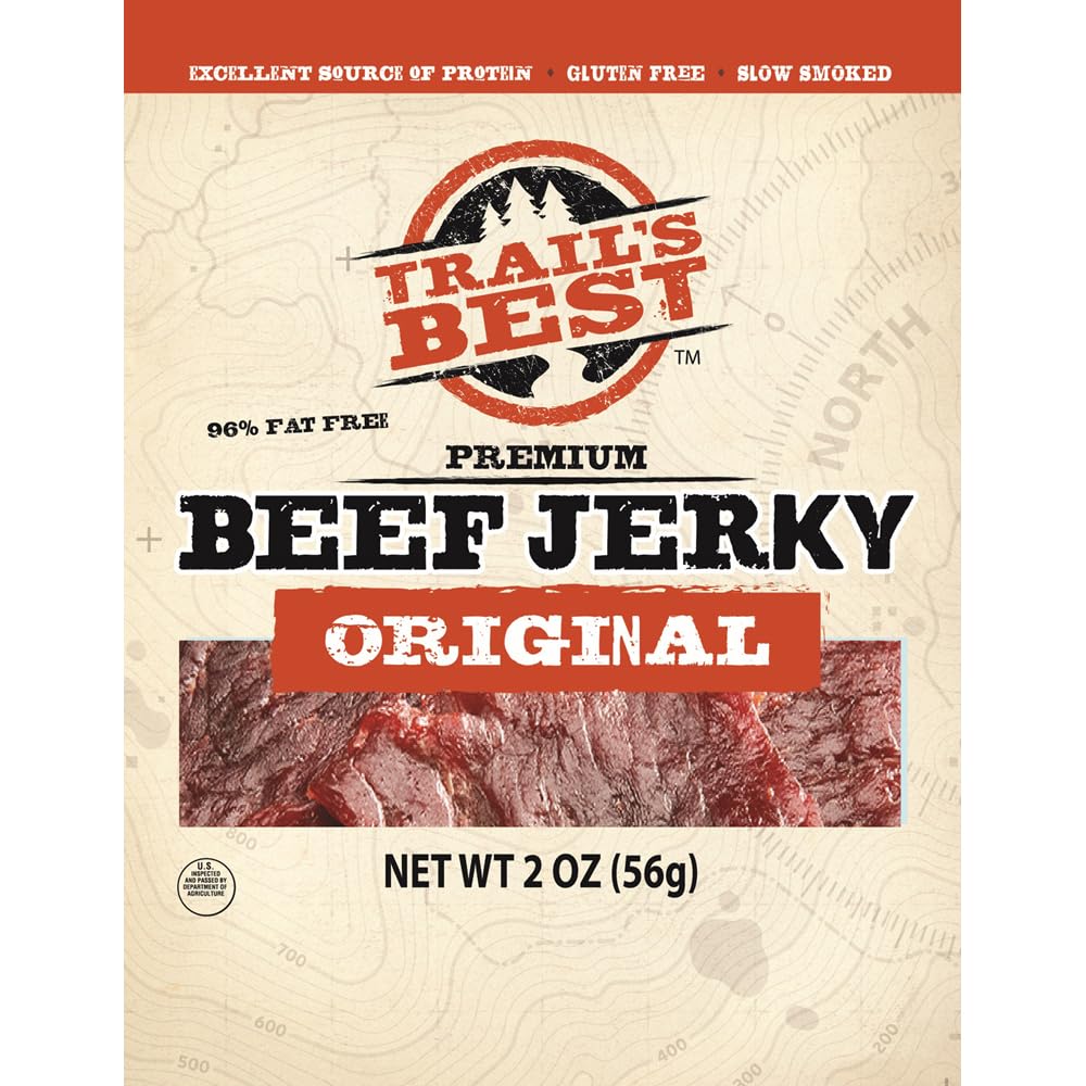Trail's Best Original Beef Jerky 2oz Packs - 4 Packs