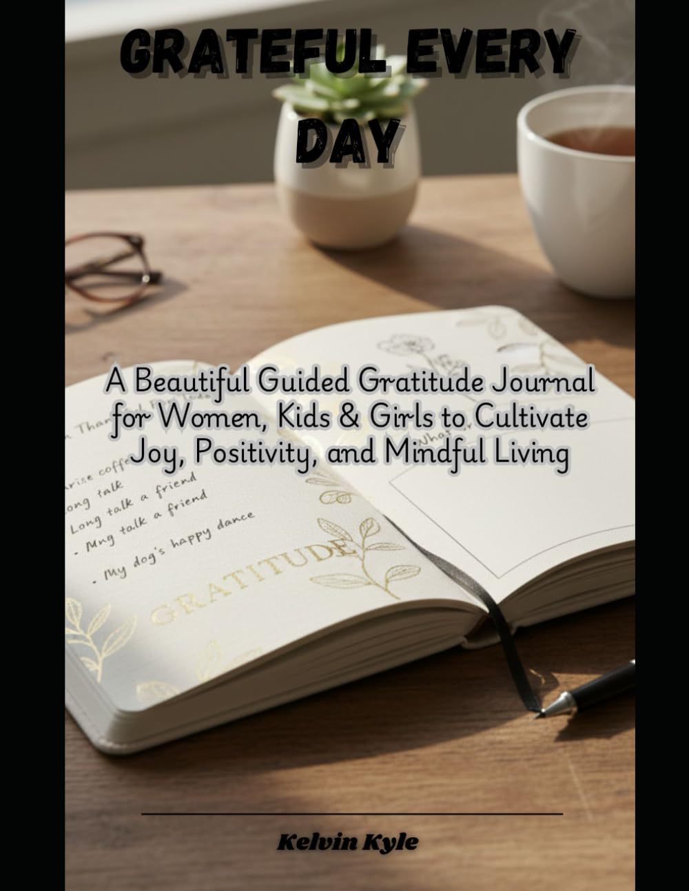 Grateful Every Day: A Beautiful Guided Gratitude Journal for Women, Kids & Girls to Cultivate Joy, Positivity, and Mindful Living