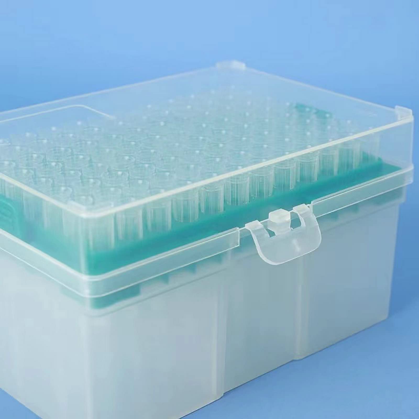 Puntas de pipeta de 200 ul, puntas universales de pipeta – estantes, sin ARNAS/DNasa y seguro para pirógenos, 96 puntas/rack paquete x 10 estantes (960 puntas) (200ul – transparente)