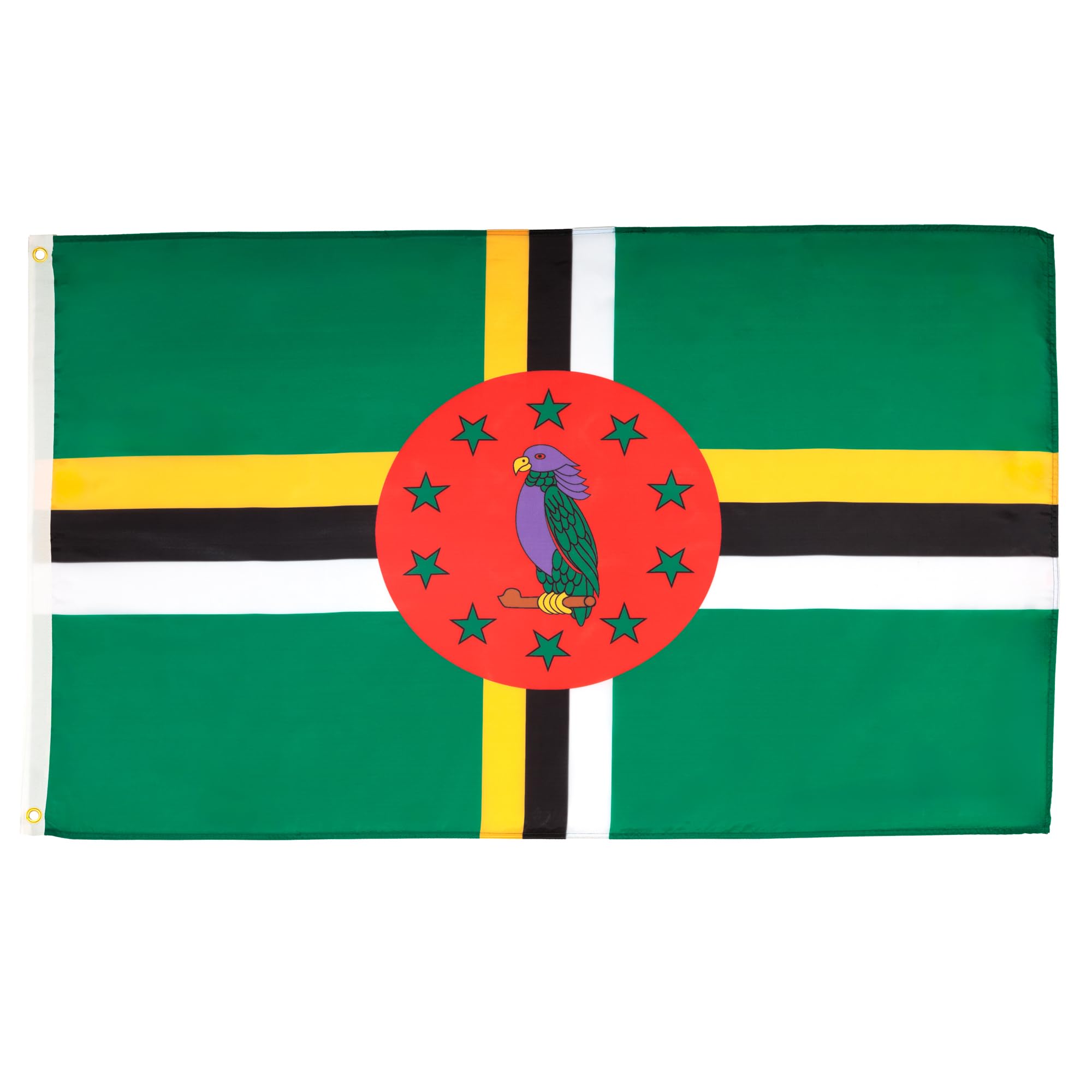 AZ FLAG - Set of 5 Dominican Flags – 90 x 60 cm – Dominican Flag 100% Polyester with Integrated Metal Eyelets — image 1