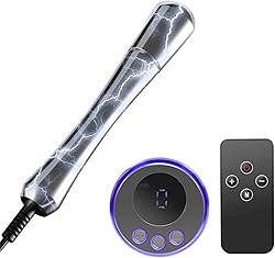 XWPBBFFC SM Descarga eléctrica Varilla de masaje de acero inoxidable Estimulación del punto G Dilatador anal-vaginal for electroestimulación sexual glande/pezón/pecho/clítoris/pene SM juguete sexual f