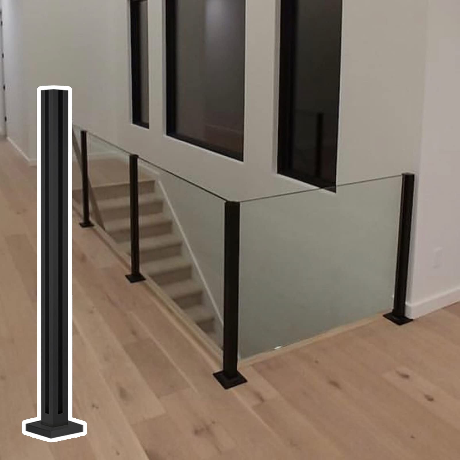 Système de connecteur de garde-corps pour plateforme de terrasse extérieure