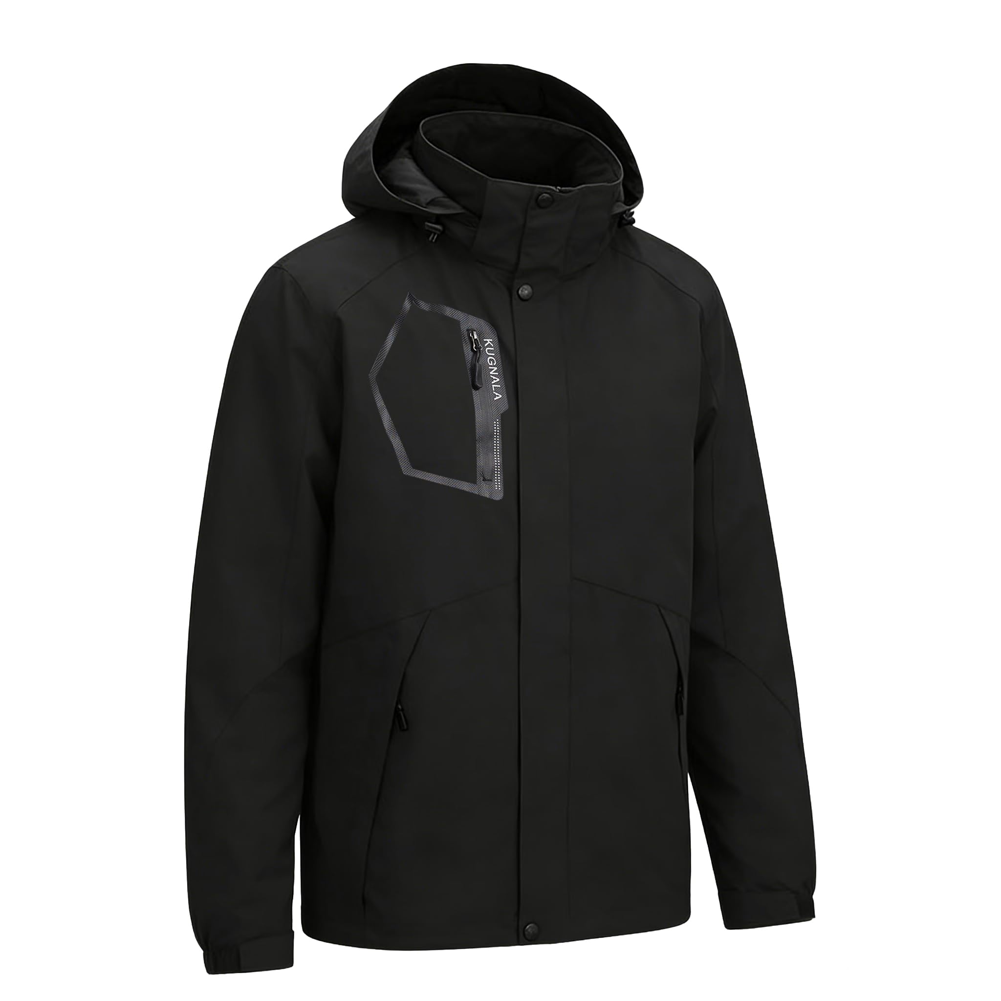 Giacca antipioggia da uomo, impermeabile, leggera, con cappuccio, per escursionismo, ciclismo, viaggi, taglie S-6XL