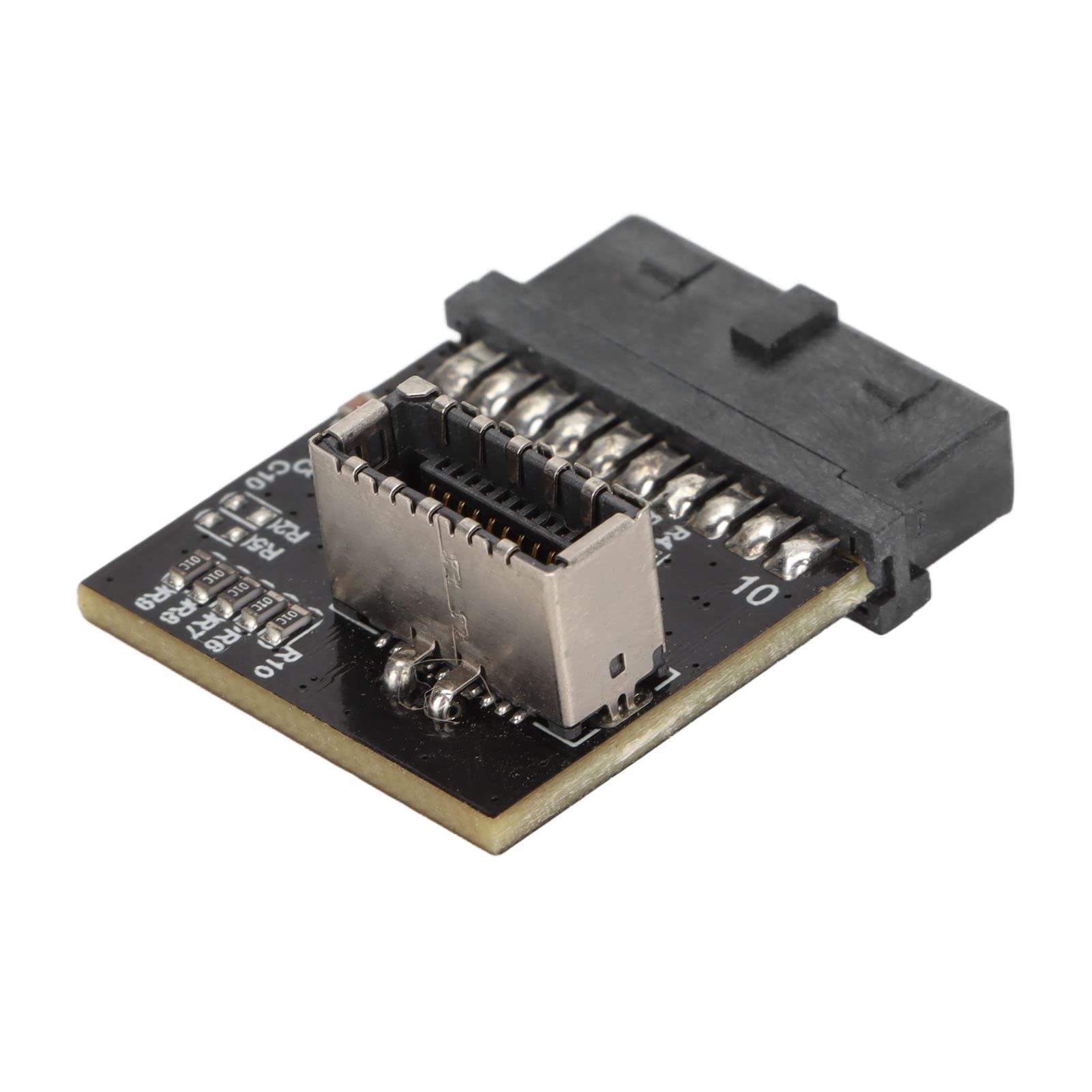 Seathkoa USB Panel Adapter, Fast Transmission Speed 20pin to 19 / 20pin 10Gbps Adapter PCB for Transmit Data for Call Transfer