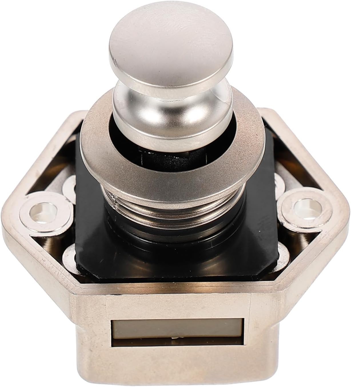 jojofuny Rv Push Lock Button Lock Keyless Cabinet Drawer Latch for Camper Van and Boat Heavy Duty Set for Rv Cupboards and Furniture