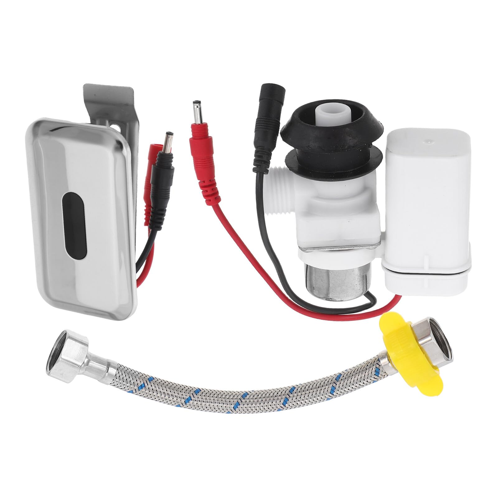 Healeved Válvula Automática de Descarga para Urinario de Pared Sensor Infrarrojo, Kit de Repuesto Abs Antihumedad, Compatible Inodoros, Ahorro de Agua para Baños Comerciales Inteligentes