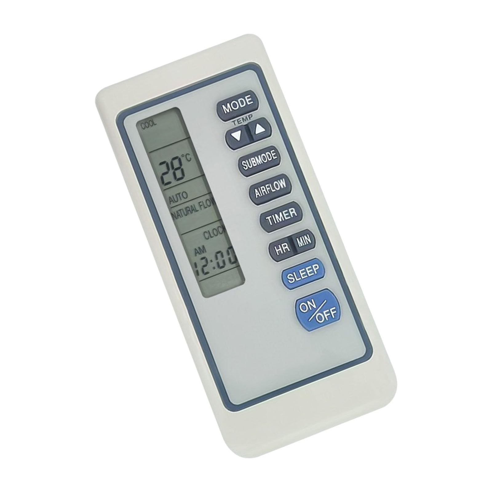 fexxkg Universals Replacement Remote Controls For RKN502A Series Air Conditioners With LCD Display And 12M Ranges