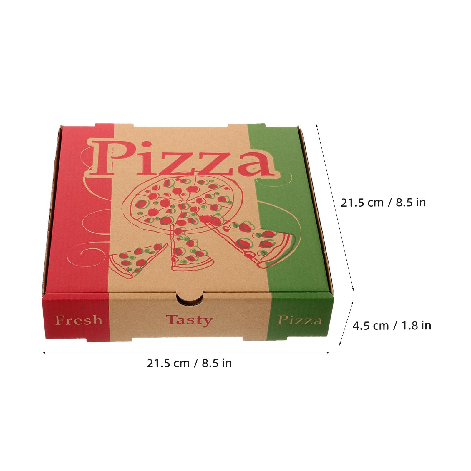 TOYANDONA 20 szt. papierowych pojemników na pizzę, 8 cali