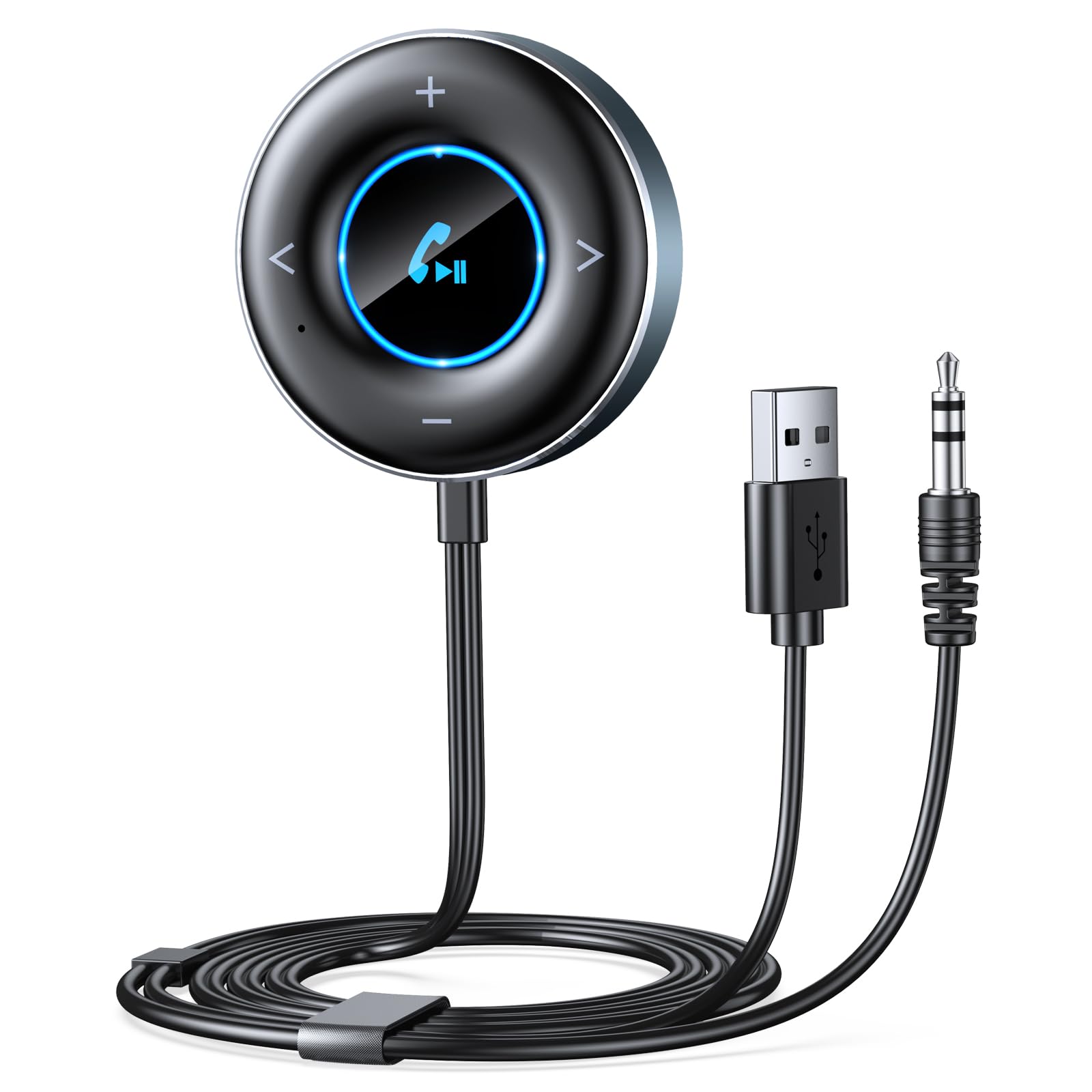 Glangeh Adaptateur Bluetooth Voiture 5.3, Recepteur Bluetooth