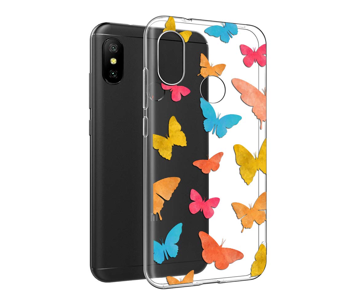 Fashionury Beautiful ButterfliesSilicon Flexible Protective Transparent Printed Back Case Cover for Redmi Note 6 Pro (B07NYYV7NF) Amazon Price History, Amazon Price Tracker