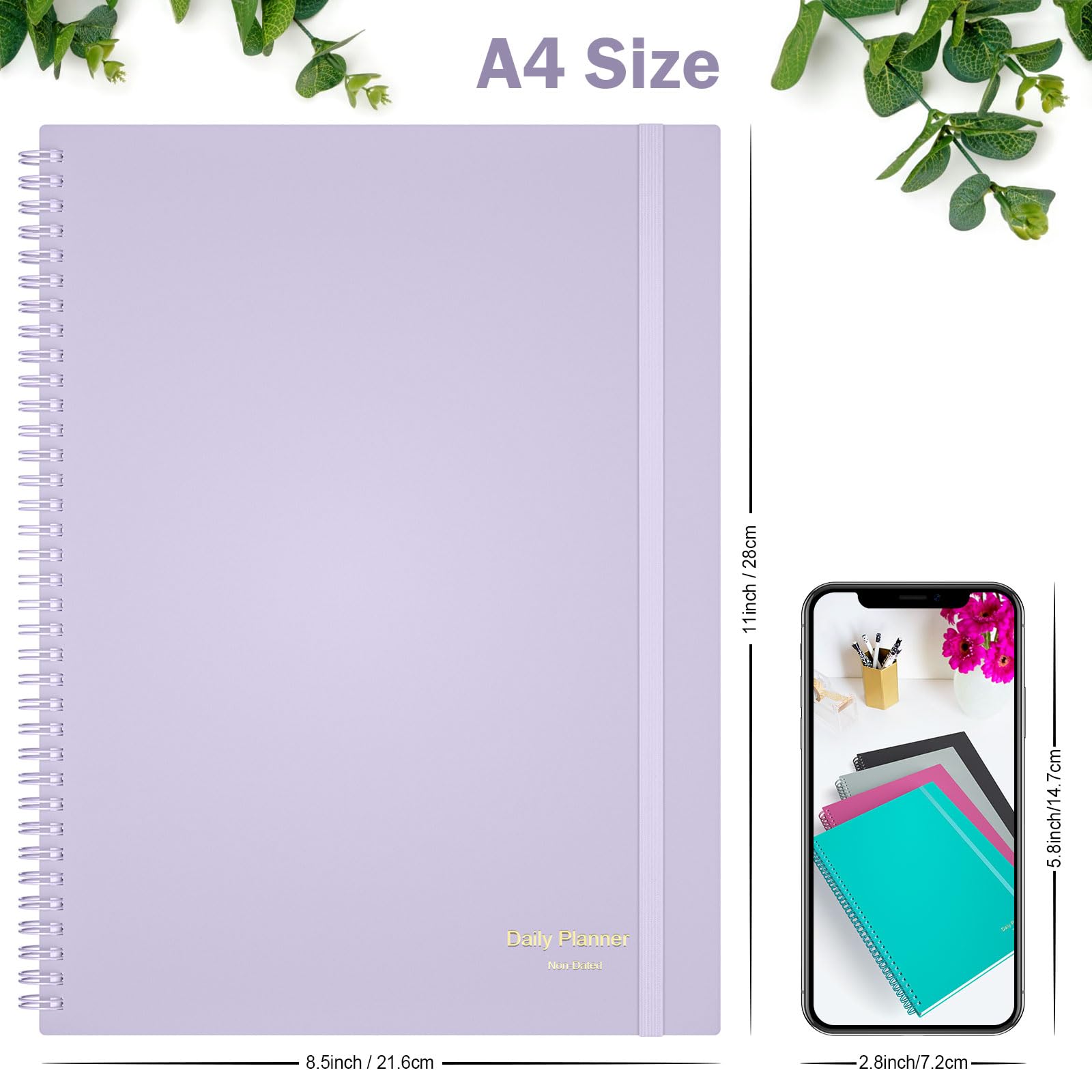 Planner Undated, Asten Daily Planner Agenda with To Do List - Image 3