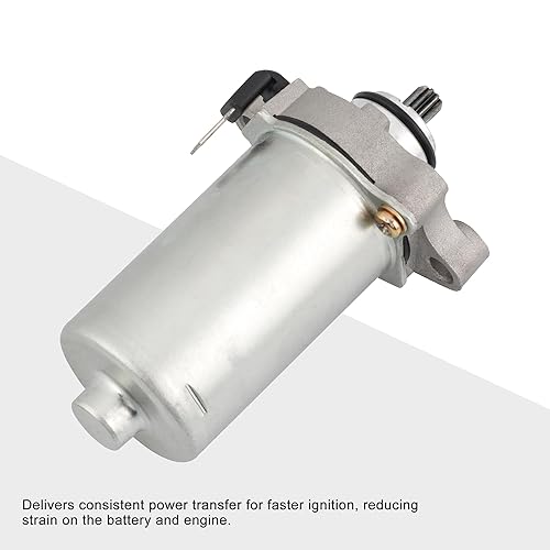 Miniatura 5 de GOOFIT Reemplazo del motor de arranque de motocicleta de 10 dientes para Suzuki sr 50 AG50 ZIP50 Jog 50cc Liberty 50 CH80 Minarelli 1PE40QMB