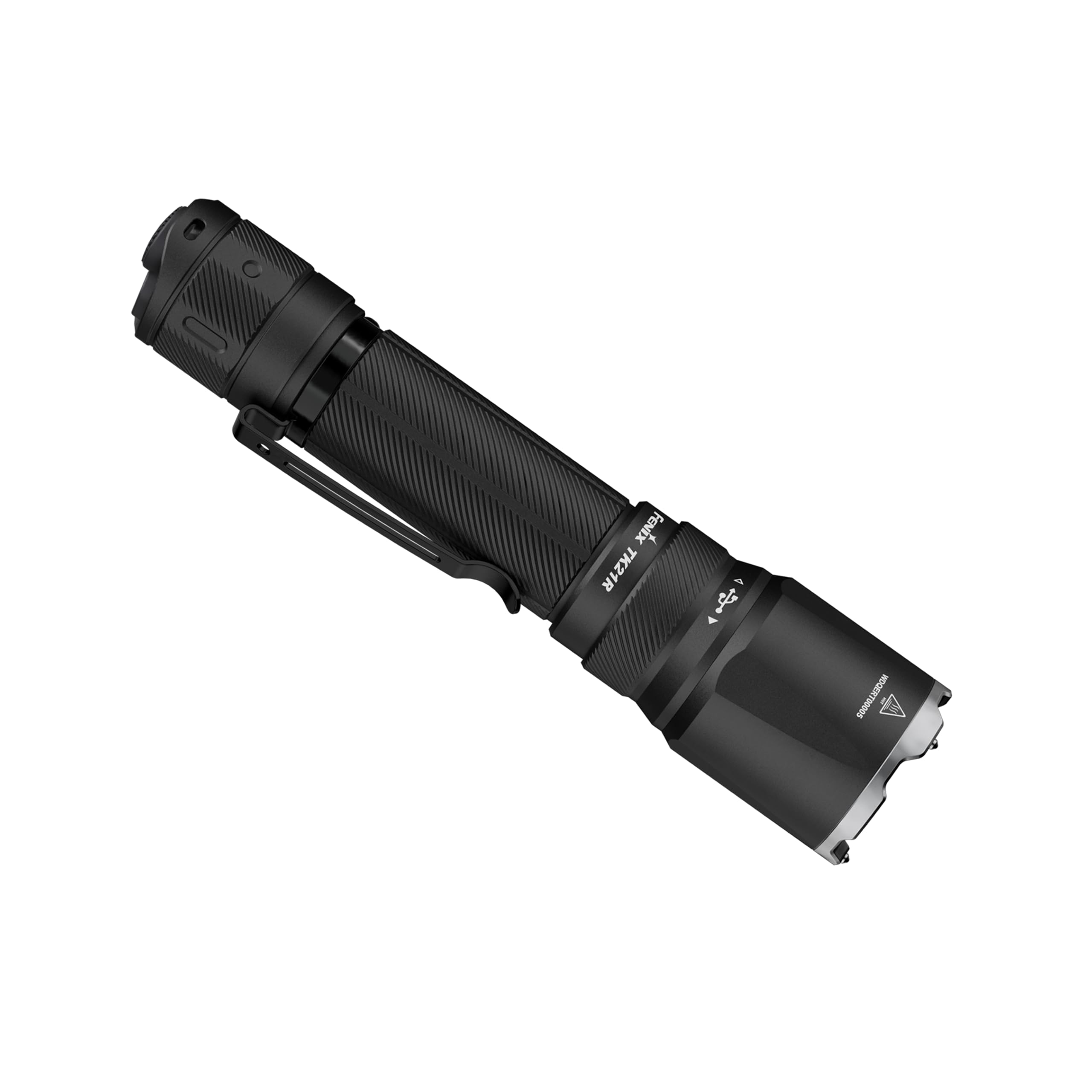 Fenix TK21R - Torcia ricaricabile ad alta potenza per esterni e di sicurezza, 3600 lumen, 480 m, 72+ ore massime, funzionamento a doppio pulsante, batteria di grande capacità, copertura per porta di