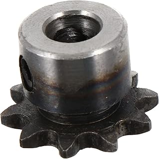 HEALLILY 10 Hole Sprocket Single Sprocket Metal Machine Accessories Phone Lanyard Bling Sewing Machine Parts Mechanic Accessories Metal Sprocket 04c Motor Single Row Steel