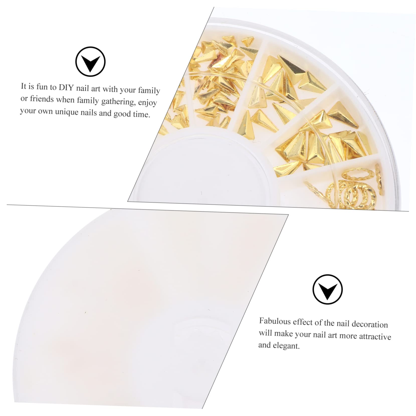 3 Set Decorazioni Per Unghie Con Nail Art Brillanti E Colorati Per Creazioni Diy E Manicure 8 Scatole*3