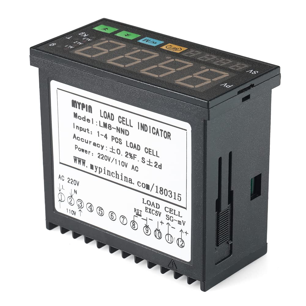 Display a LED digitale Misuratore di pesatura Indicatore celle di carico 1 ~ 4 celle di carico Segnali Input