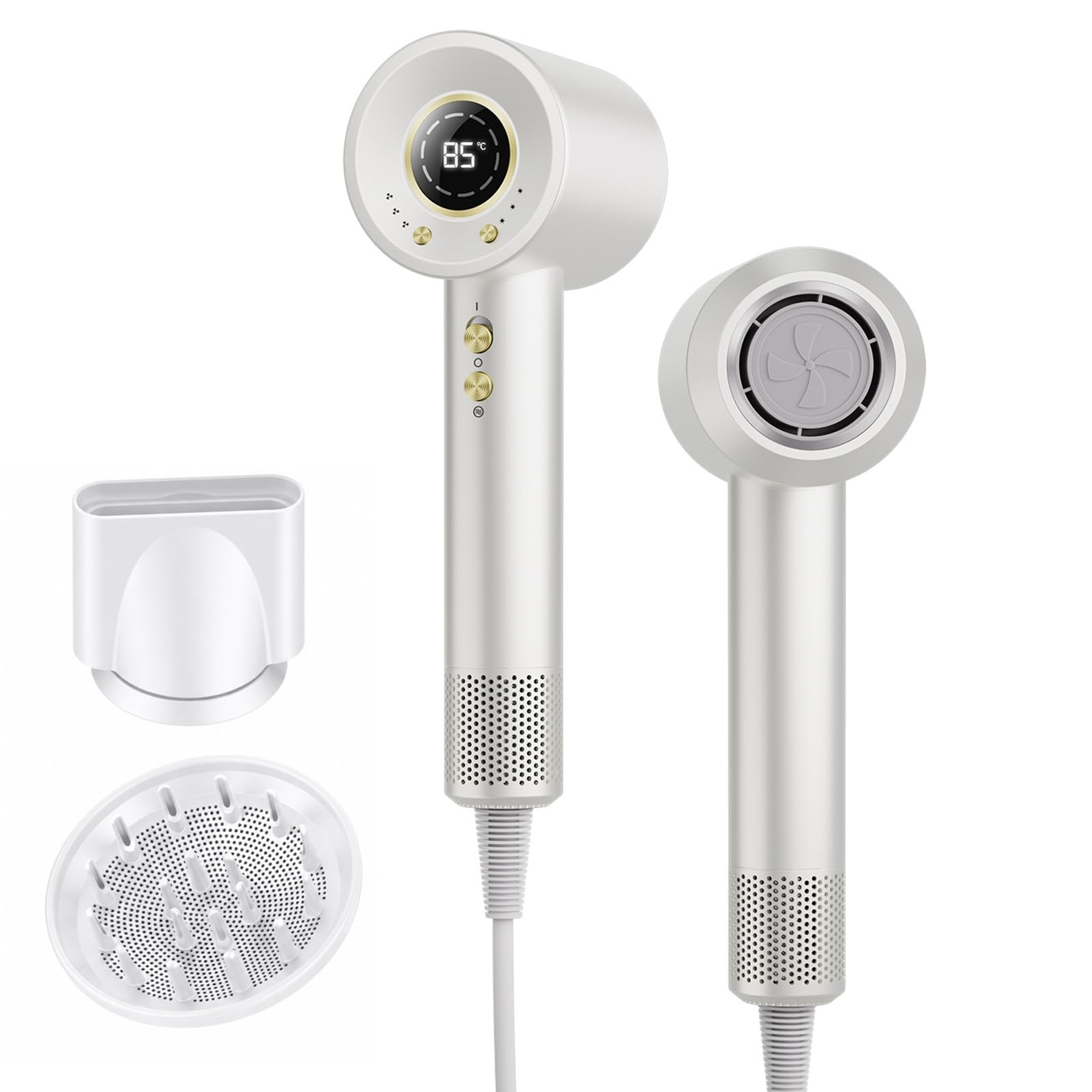 Asciugacapelli Ionico 180 — 000 RPM Phon Capelli Professionale 500