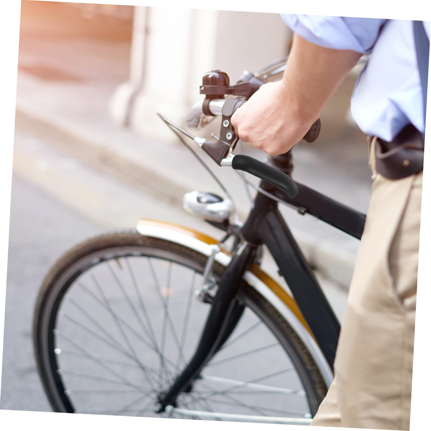 TOYANDONA 3 Ensembles Manchon En Silicone Pour Poignée De Frein Guidon Couvercle De Poignée De Frein Capuchon En Silicone Pour De Parties À Vélo Gel De Silice Noir 6 Paires*3