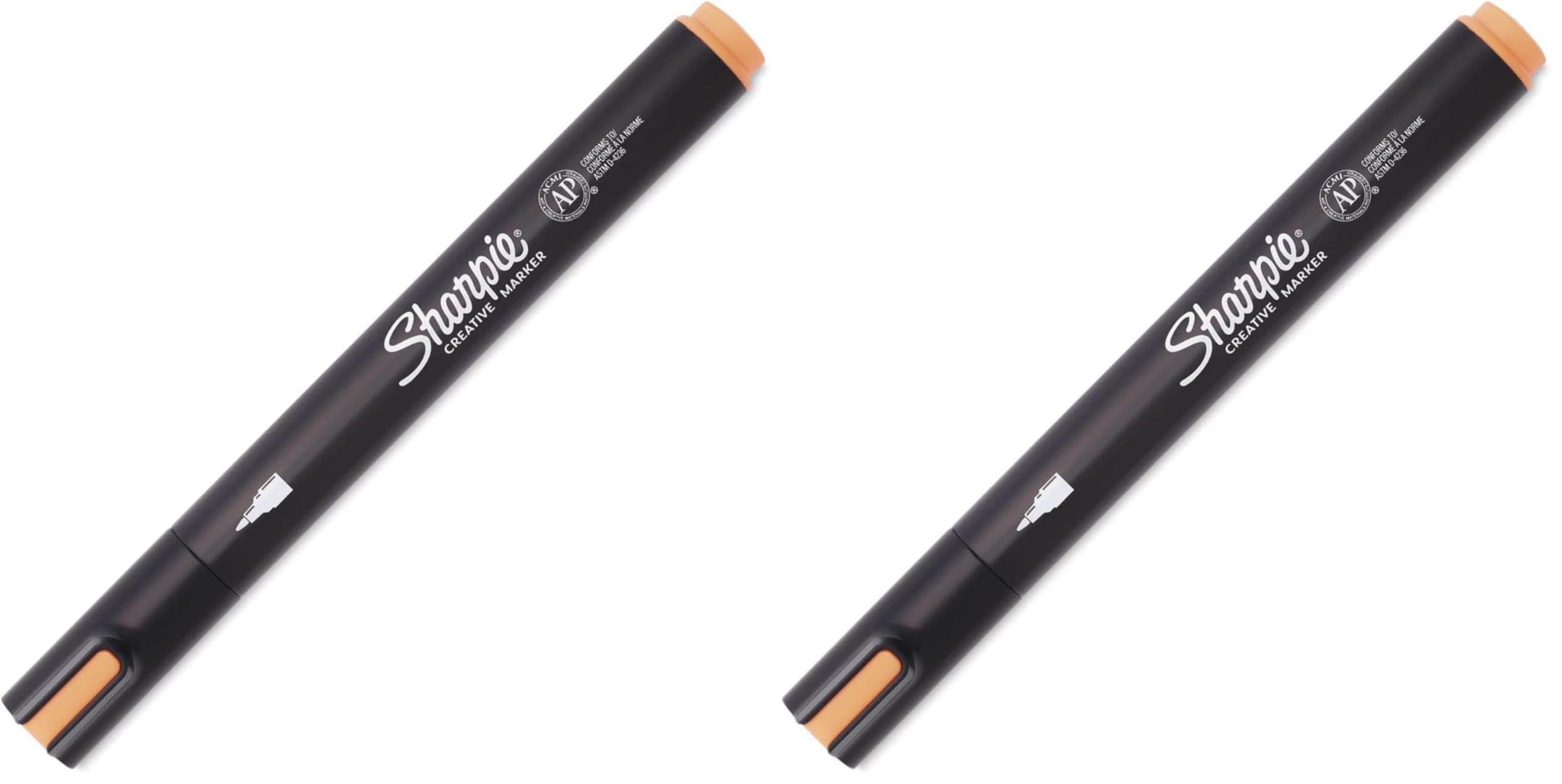 SHARPIE Akrilik markör, Yuvarlak uç, Turuncu (2 paketi)