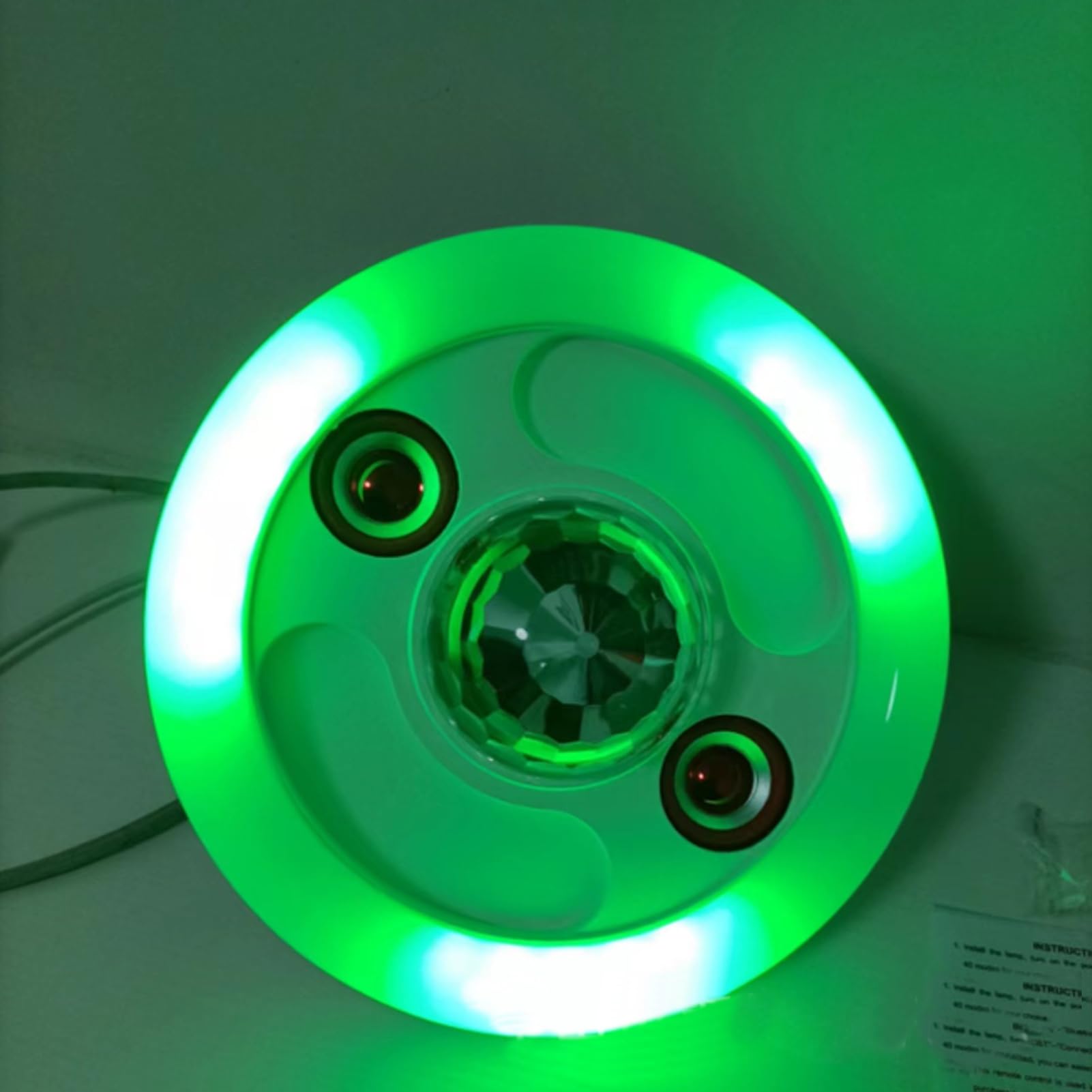 Lampadina musicale LED RGB da 36 W con altoparlante Bluetooth, attacco E27, telecomando, lampada per atmosfera che cambia colore