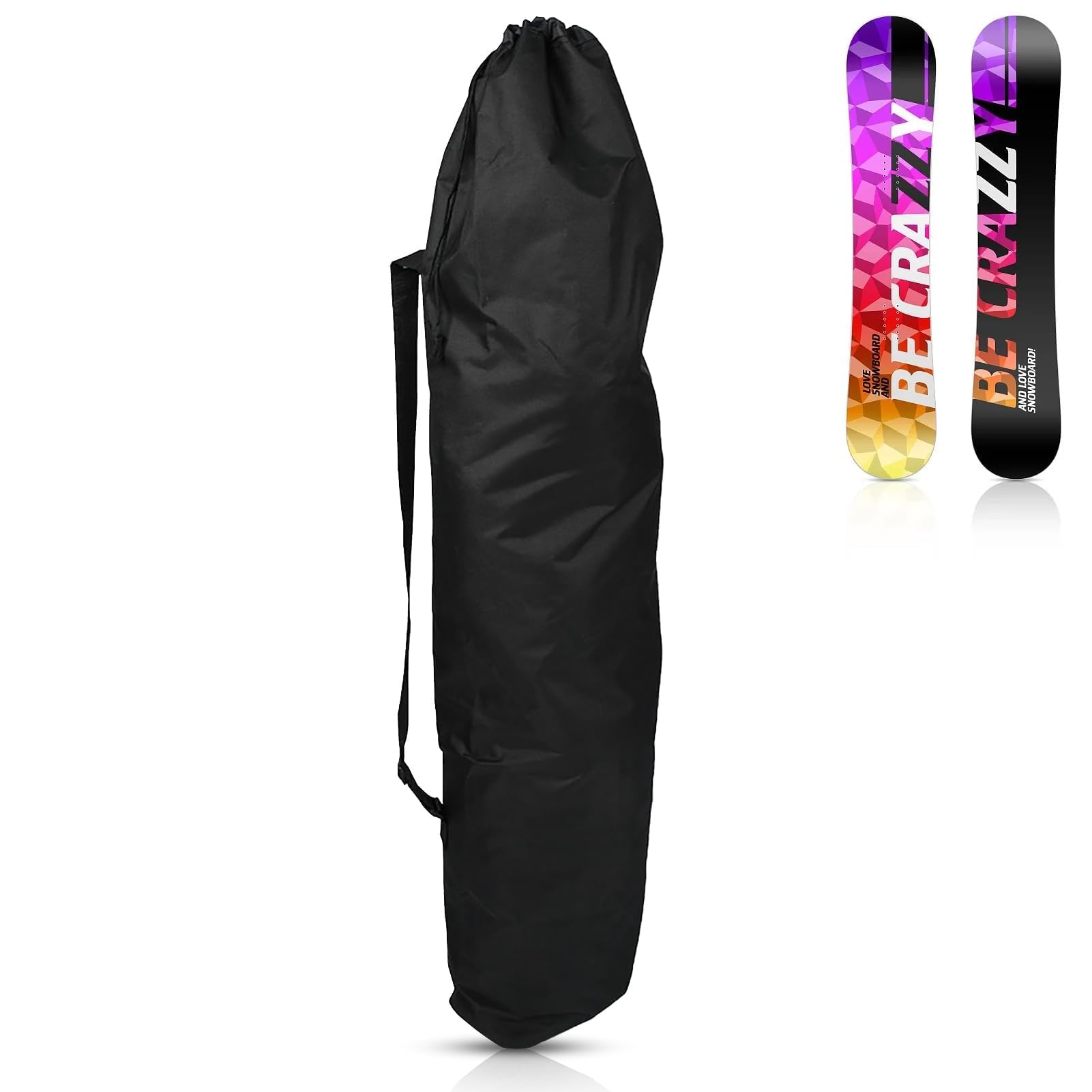 Cyrank Sac à Longboard et Skateboard - Housse De Protection pour Planche à Roulettes et Scooter Électrique Plié en Oxford - 120 X 30 X 15 Cm