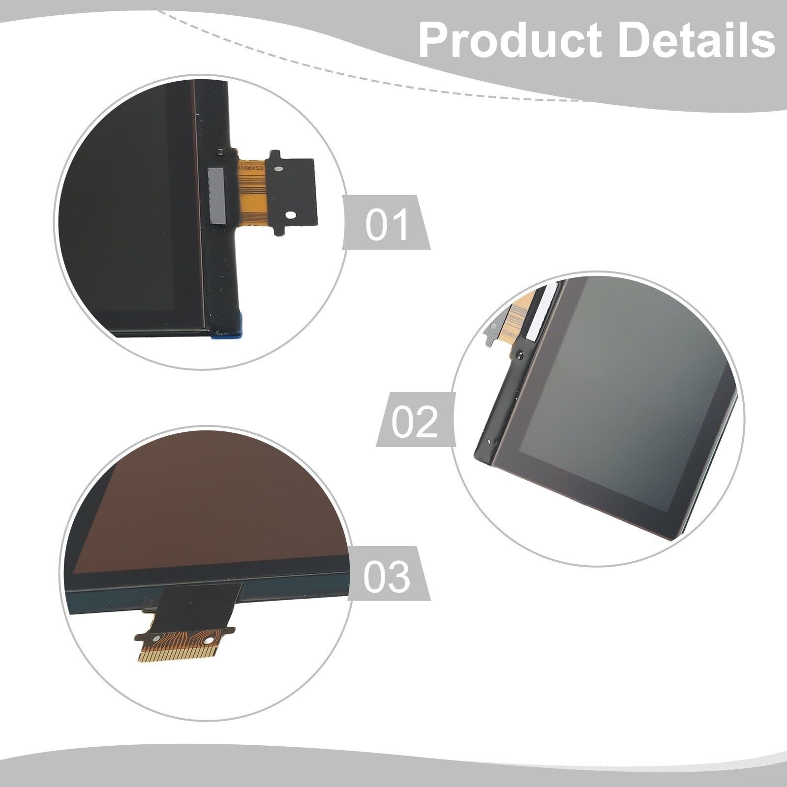 Reemplazo del panel de instrumentos LCD, Pantalla LCD del panel de instrumentos, Panel de instrumentos de repuesto, Para reemplazo OEM A2C00043350