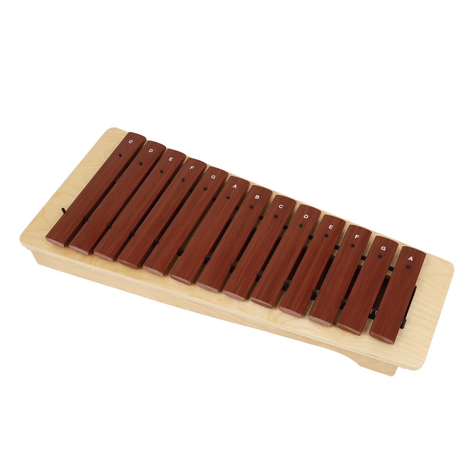 xilofono ​Legno Strumento A Percussione Xilofono con Piastra in Alluminio di Pino, Tipo Scatola Battuta A Mano A 13 Note Che Cambia Tono Medio-Alto E Basso