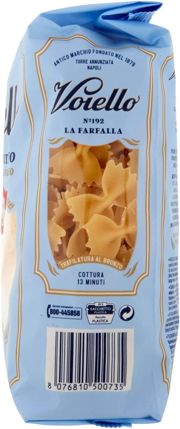 Voiello Pasta Pasta Paquete de prueba 100% italiana 10 x 500 g + Polpa Italian Gourmet 400 g