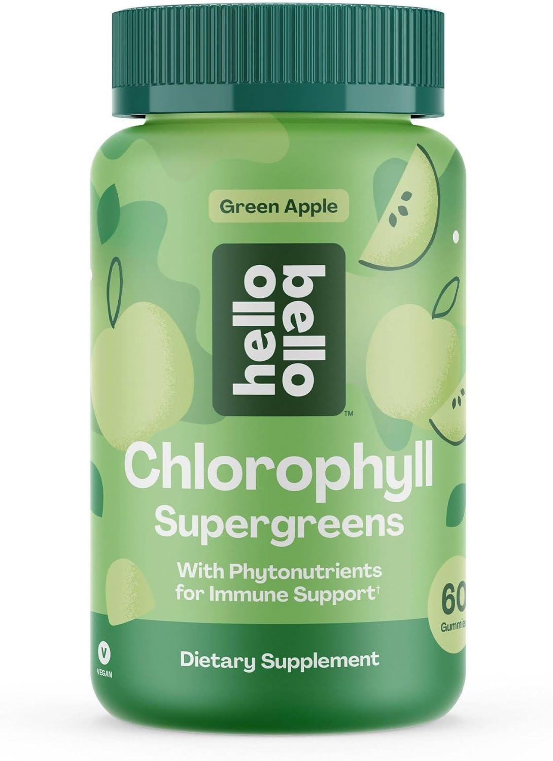 Hello Bello Chlorophyll Supergreens Gummy Vitamins Vegan