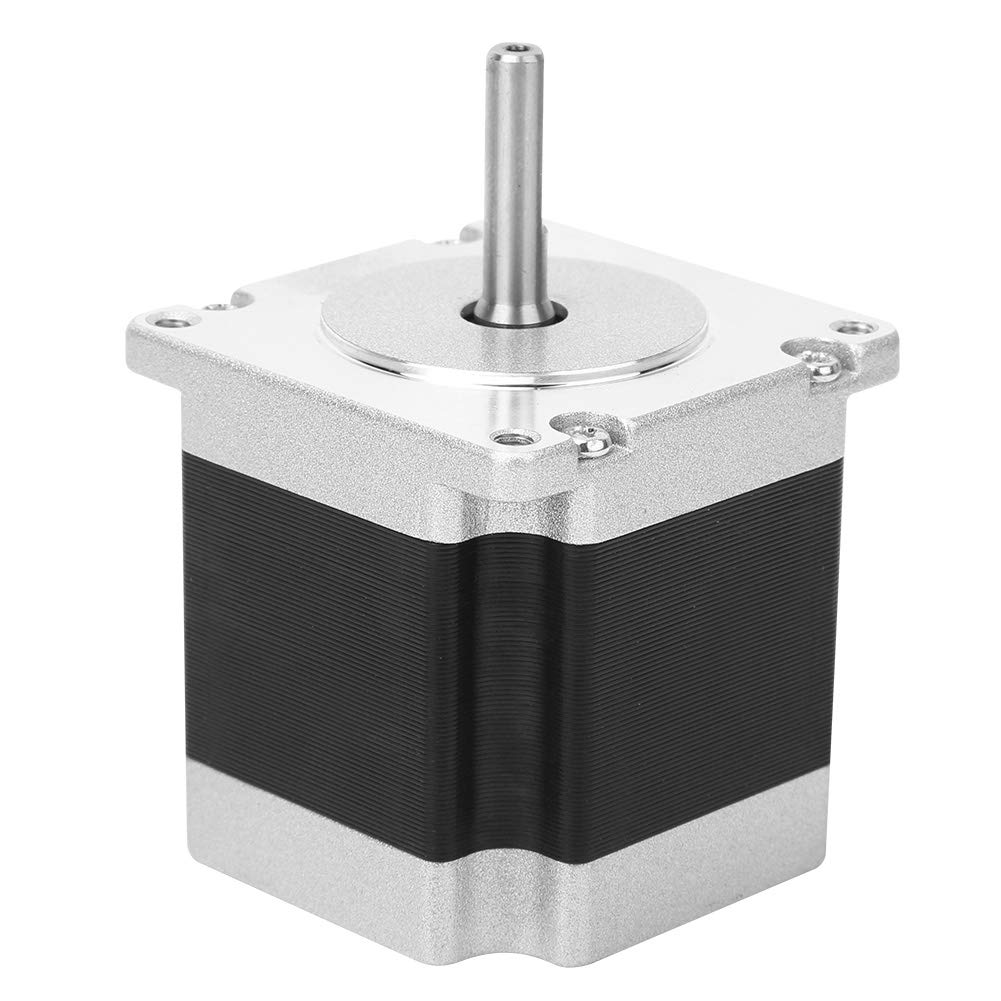 Moteur Pas à Pas NEMA 23 23HS5628 6, 35 Mm/8 Mm Fil de Cuivre Pur Sortie de Câble à 4 Broches pour Imprimantes 3D Équipement de Surveillance Machines D'emballage Textile (Diamètre
