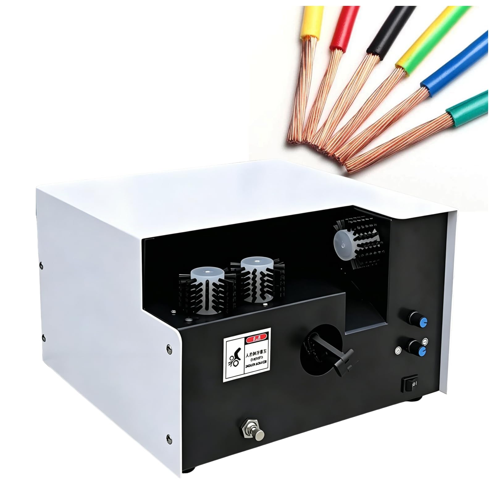 ZHENYUWANG High-speed single-station cable twisting machine, automatic twisting machine, three-brush cable shielding braiding twisting machine