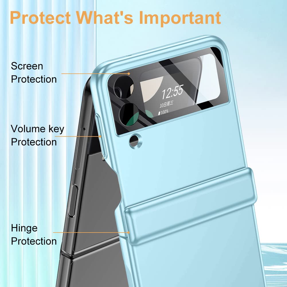 Amazon.com: for Samsung Z Flip 4 Case: [Full Cover Hinge