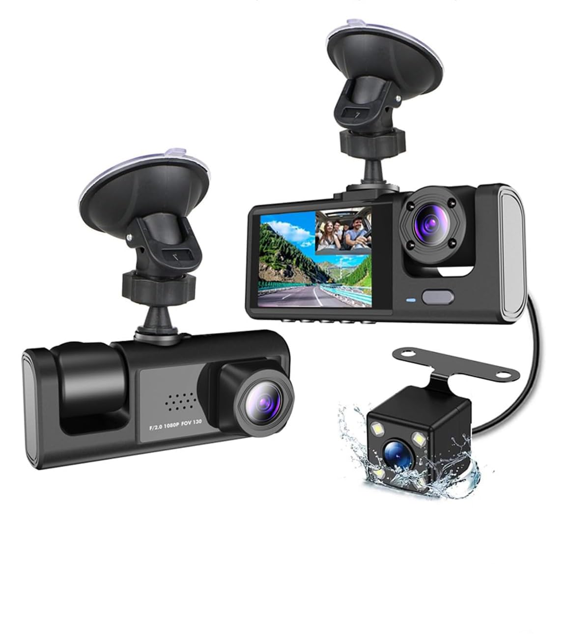 Daytona A98 BalckBox DVR WiFi Full HD 1080P 3 Kameralı Araç…