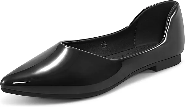 Reimferce Flats for Women Ballets Shoes: Dressy Comfortable 2025 Leather Flat for Wedding - Ladies Dress Work Walking Shoe