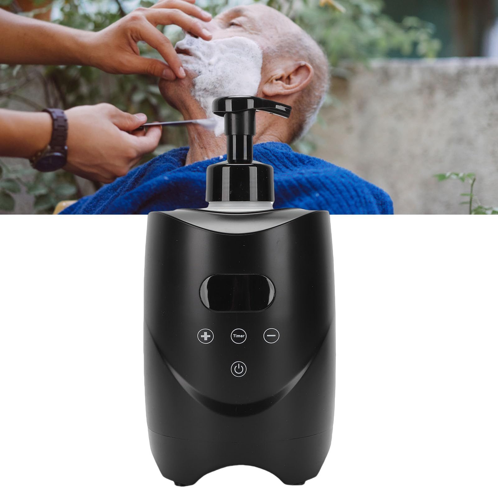 Heißer Schaum Maschine für Rasieren Professionell 500 ml Elektrischer Rasierschaum Wärmer Barber Salon ABS 220 V