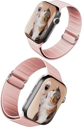 Vista 8 de ORIbox Compatible con correas de Apple Watch de 1.614 pulgadas, 1.575 pulgadas, 1.575 pulgadas, 1.496 pulgadas, correa deportiva ajustable