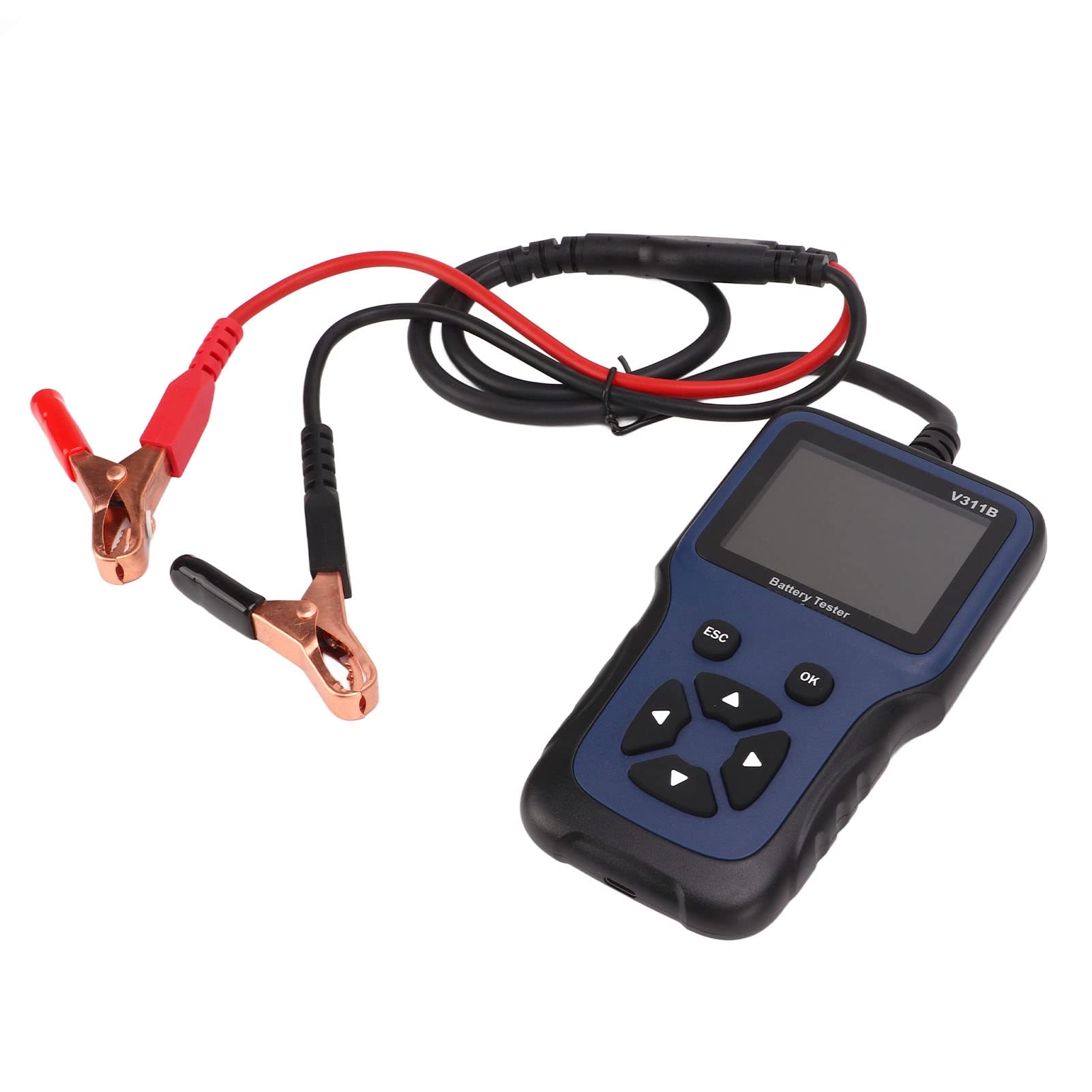 Acouto Tester Akumulatora Samochodowego V311B 12V - 100-2000CCA Tester Obciążenia do Szybkiej Diagnostyki Napięcia Prądu Stałego w Samochodach Osobowych, SUV-ach Akumulatorów V311B Akumulatorów 12V