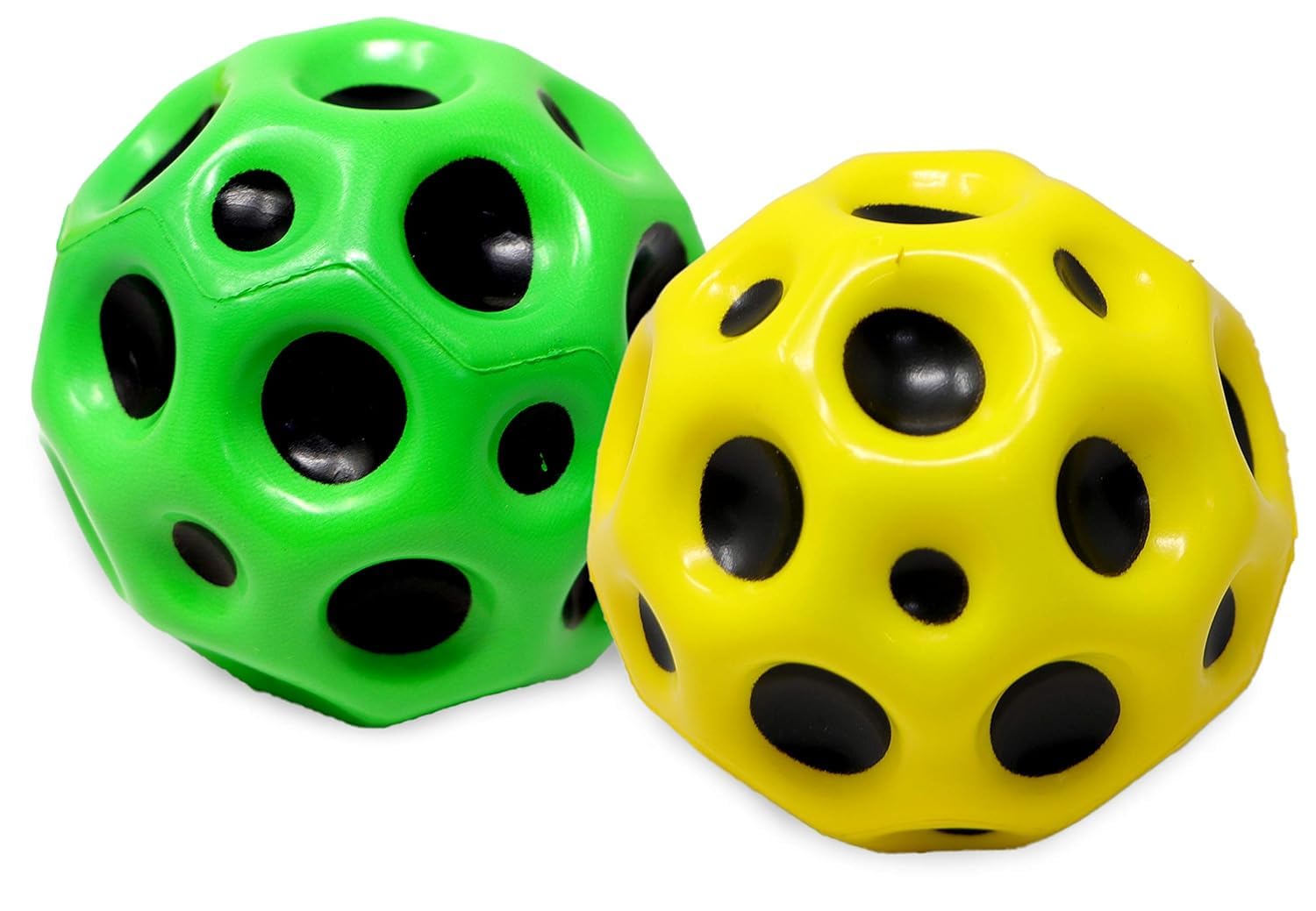 Bestie toys Moon Ball Bouncy Coral Ball Anti Stress Ball (Pack of 2 - Multicolor)