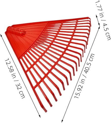 Miniatura 2 de Kisangel Rastrillo de césped Rastrillos de jardín para césped Jardinería Herramientas de mano Hoja para Patio Plástico Herramientas de Césped de