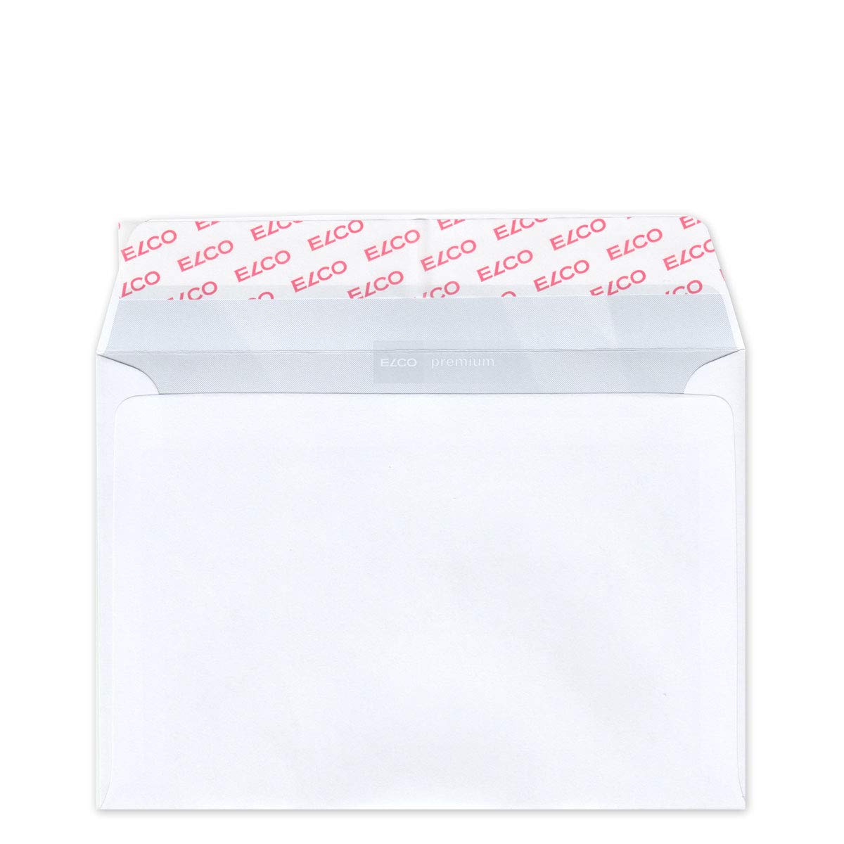 ELCO Premium B6 Envelopes Without Window — 100 g/m² FSC-Certified Self-Adhesive Envelopes for Cards, Vouchers and Correspondence, 125 x 176 mm, White, Box of 500