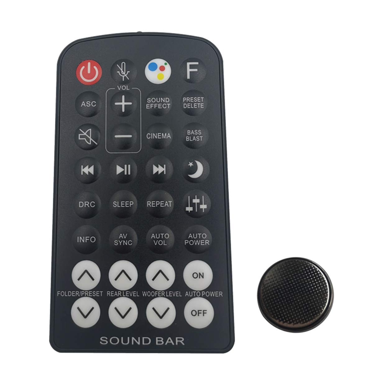 AKB75595341 Replacement Remote Control Compatible with LG Sound Bar System SN6Y SH11RG SL10Y SL10YG SL8YG SL8YG SL9Y SL9YG SN8YG SN9YG
