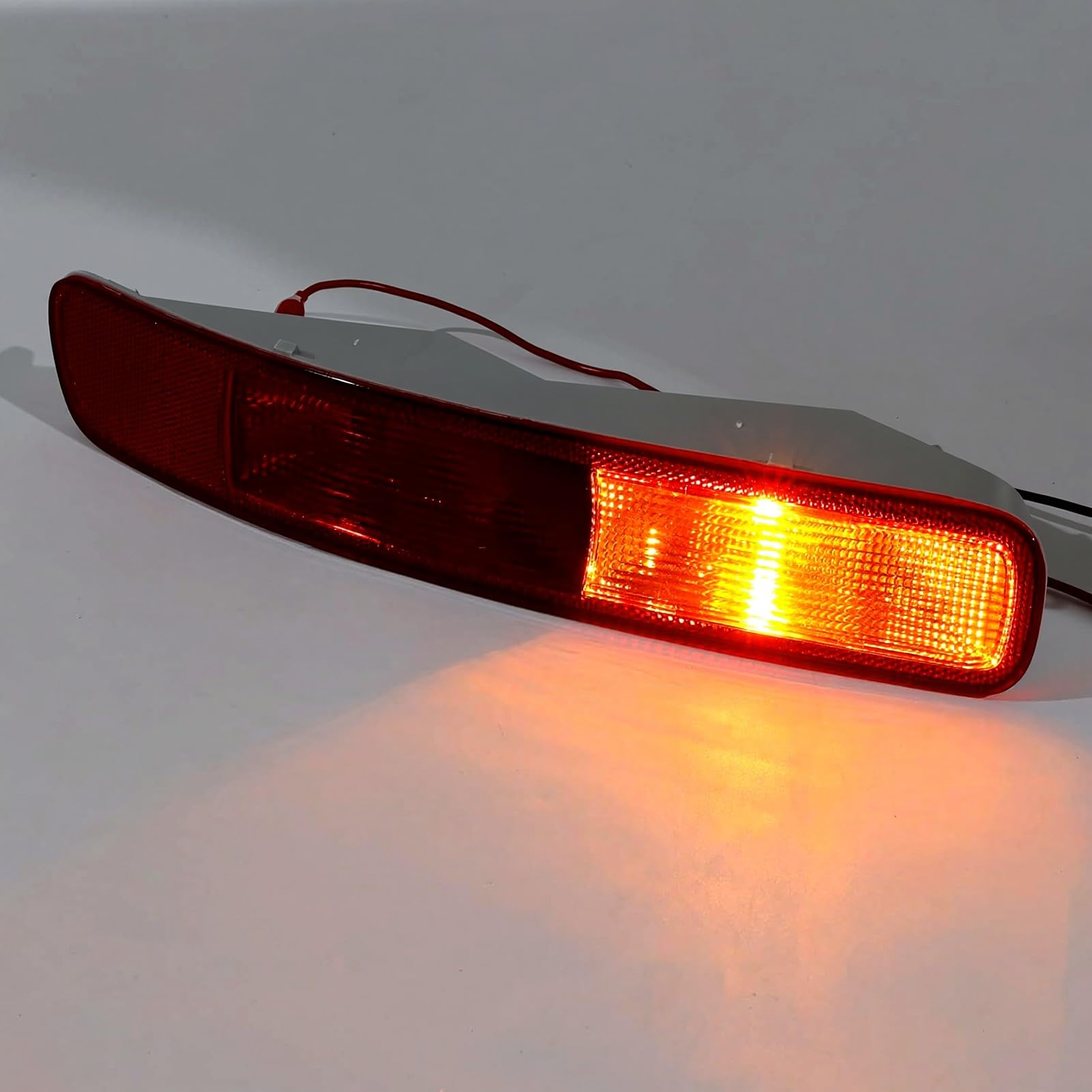 Tbest Lewe Tylne światło Przeciwmgielne Lewa Lampa Tylna Zderzaka z soczewką Anty-UV
