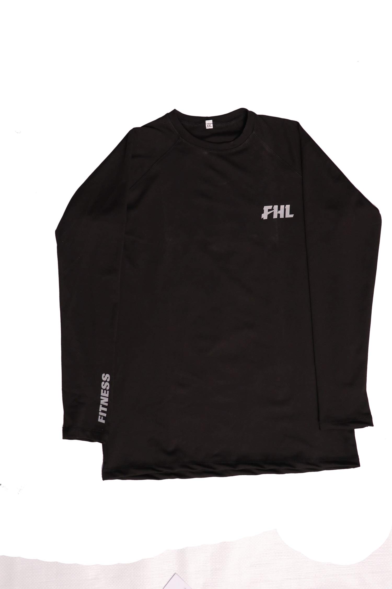 Gawin FHL Dri-Fit Black Skin Inner, Rash Guard,Compression Wear for Men Size XXL