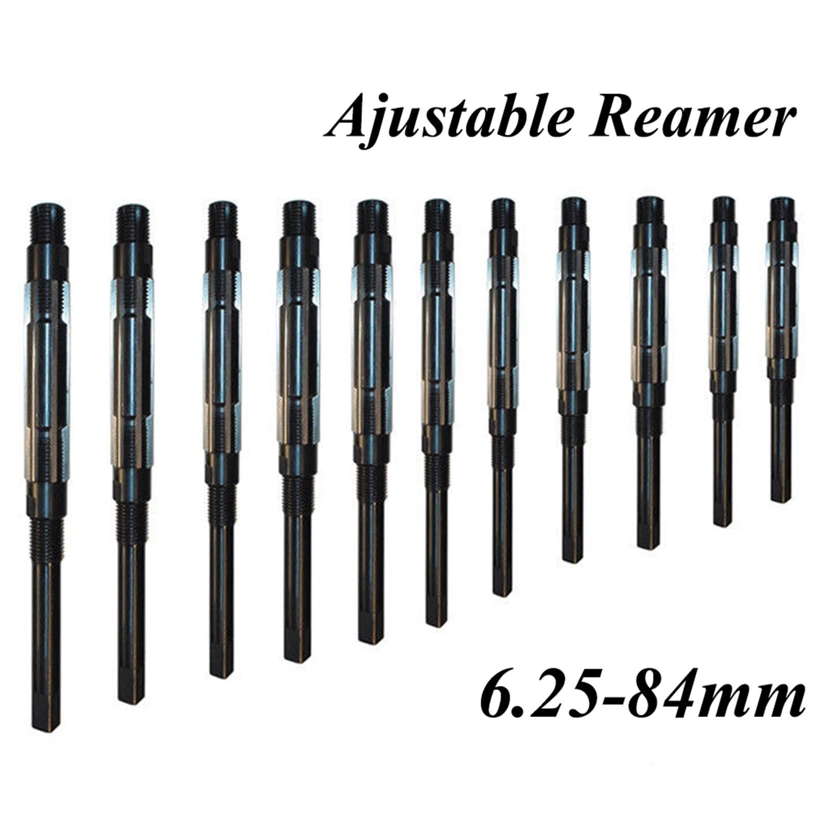 DOLUNTO Alesatore A Mano Regolabile In HSS – 6.25-84mm, 1 Pezzo, Acciaio Legato