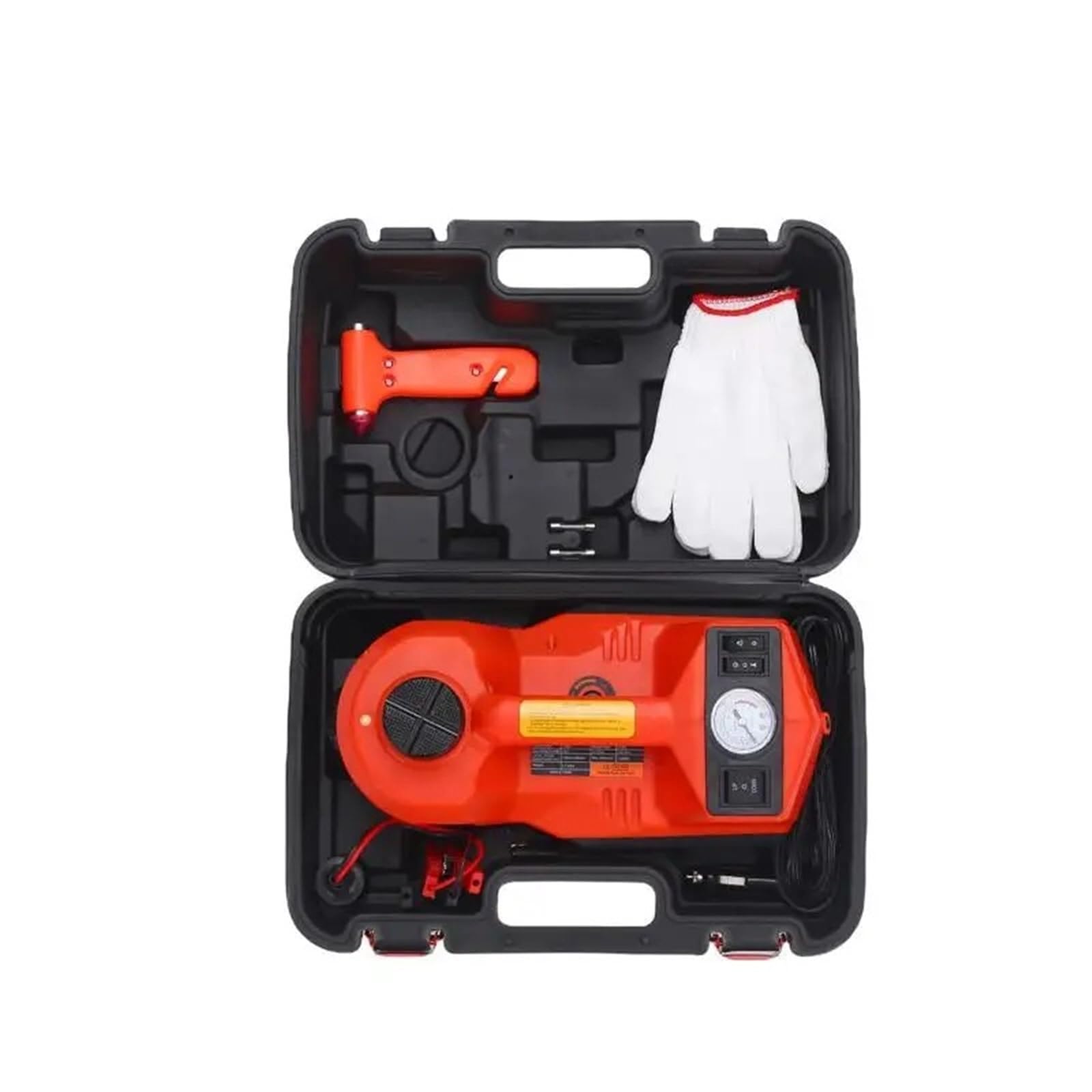 JVDDI Hydraulic Jack 5Ton Car 12V Jack Electric Spanner Tool Hydraulic Set Repair Tools for Vehicle SUV Van Truck Repair