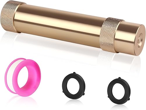 Brass Adjustable Garden Hose Nozzle, 3/4 inch GHT Twist Hose Sprayer