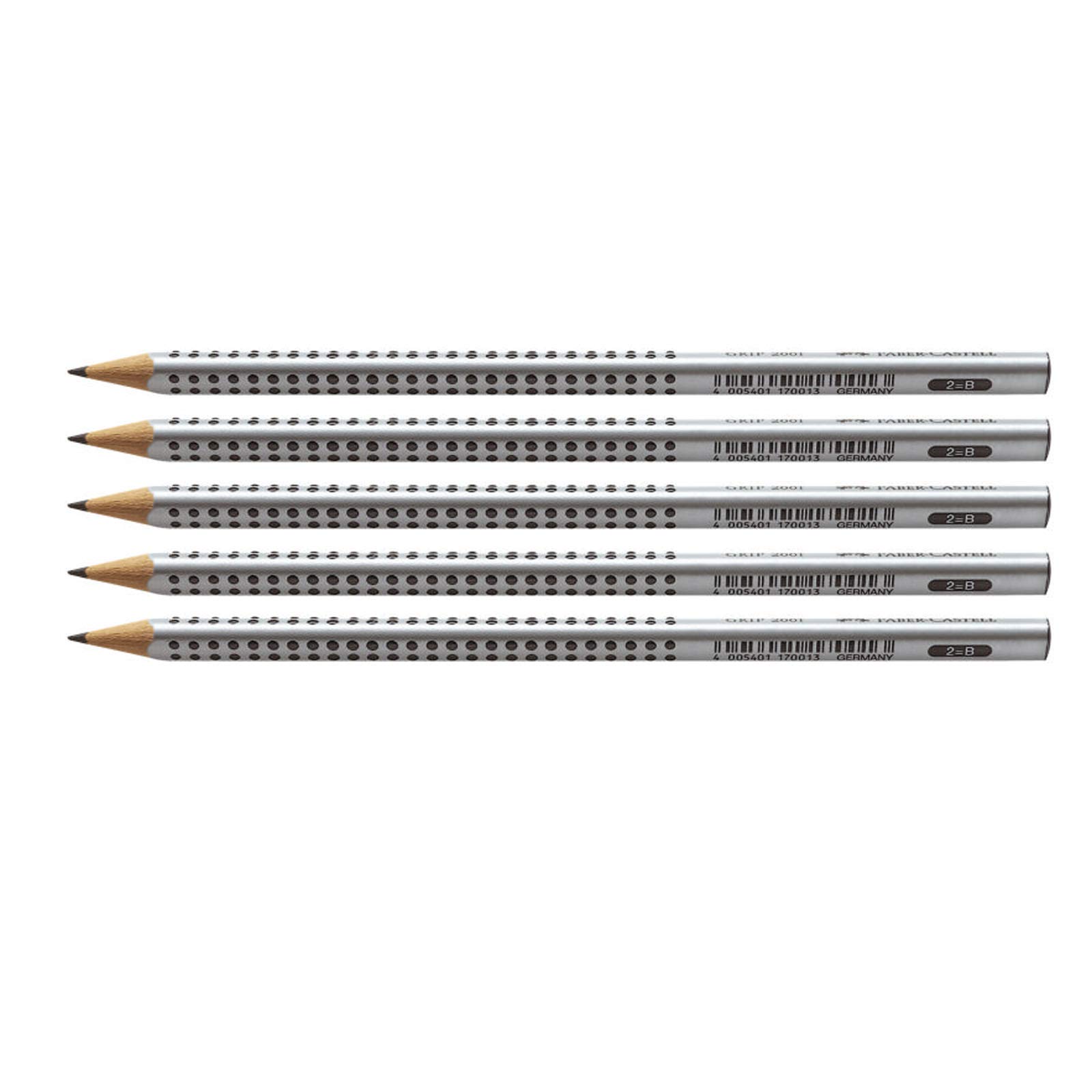 Faber-Castell Lápiz Grip 2001 (B | 5 unidades)